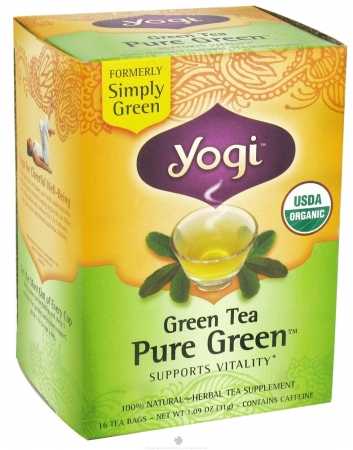 Picture of Yogi 27099 Organic Simply Green Tea