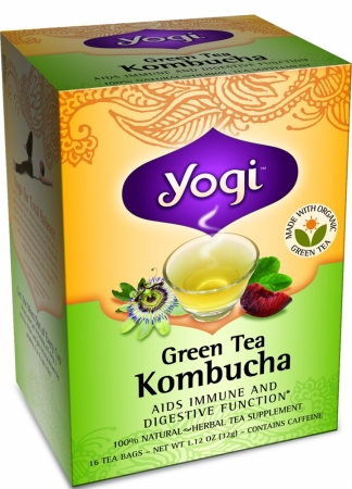 Picture of Yogi 27054 Organic Green Kombucha Tea