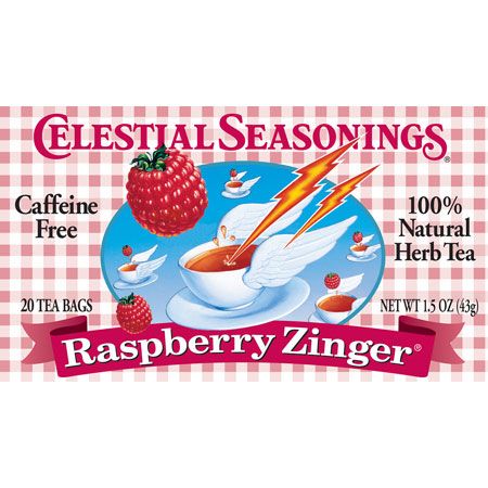 Picture of Celestial Seasonings 63488 Raspberry Zinger Herb Tea