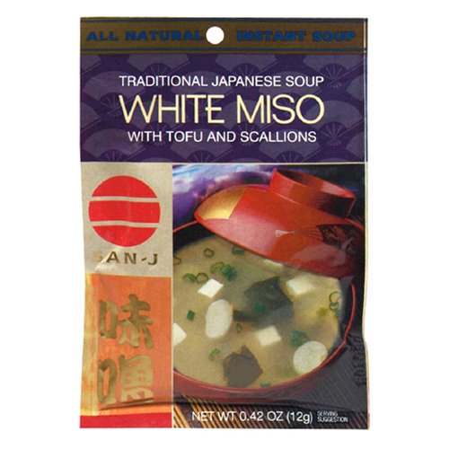 Picture of San-J 33401 42oz. Miso Soup Packet - White
