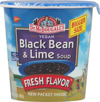 Picture of Dr Mcdougalls 39609 Black Bean With Lime Big Soup Cup