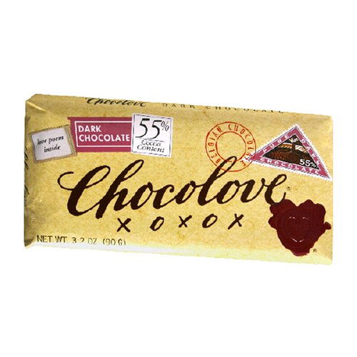 Picture of Chocolove Xoxo 30390 Dark Chocolate Bar