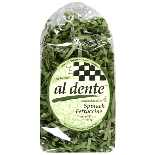Picture of Al Dente 119974 Spinach Fettuccine Pasta