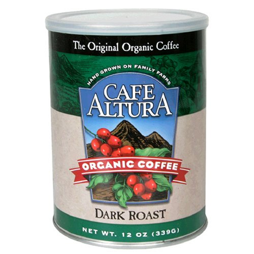 Picture of Caf+ Altura 371476 Organic Dark Roast Ground Coffee