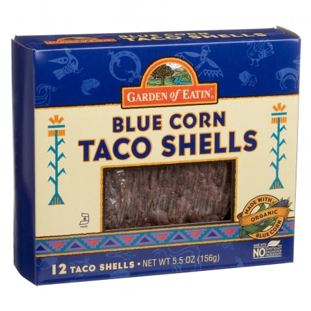 Picture of Garden Of Eatin 35829 Organic Blue Corn Taco Shells