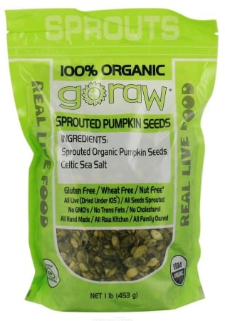 Picture of Go Raw 64154 Organic Cltc Sea Salt Pumpkin Seeds