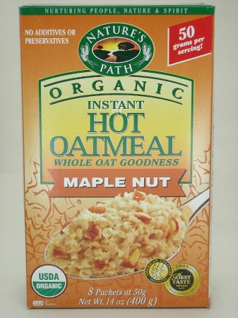 Picture of Natures Path 38431 Organic Maple Nut Oatmeal Pouch