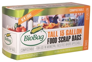 Picture of Biobag 60883 Tall Kitchen Waste Bag 12