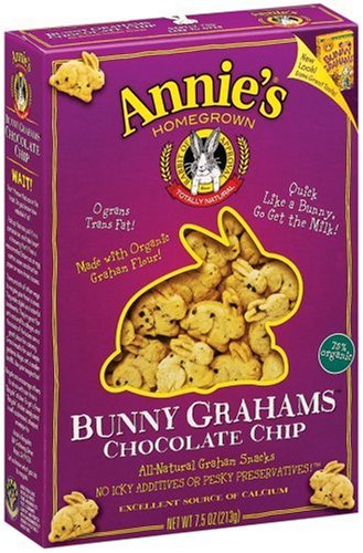 Picture of Annies Homegrown 22265 Chocolate Chip Bunny Grahams