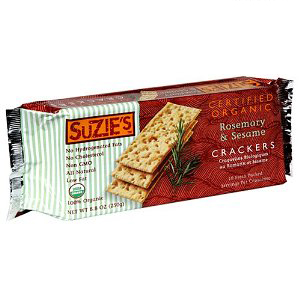Picture of Suzies 47852 Organic Rosemary Sesame Crackers