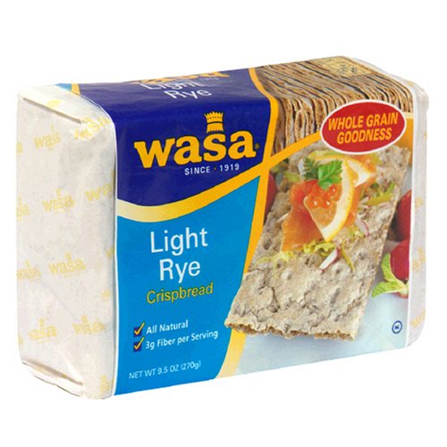 Picture of Wasa Crispbread 25655 Light Rye Crispbread