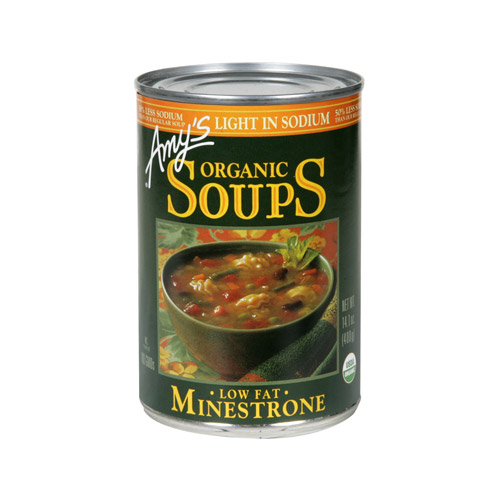 Picture of Amys Kitchen 23713 Organic Low Sodium Minestrone Soup