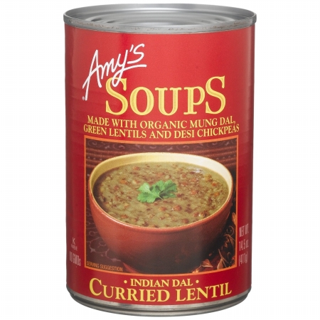 Picture of Amys Kitchen 61549 Organic Curried Lentil Soup