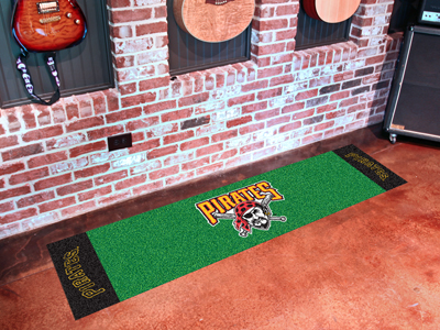 Picture of FANMATS 9050 Pittsburgh Pirates Putting Green Runner 24 in. x 96 in.