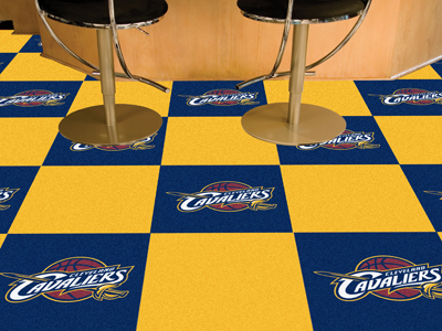 Picture of FANMATS 9236 Cleveland Cavaliers Carpet Tiles 18 in. x 18 in. tiles
