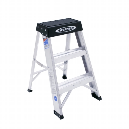 Picture of Werner 150B 2&apos; Duty Rating Aluminum Step Stool