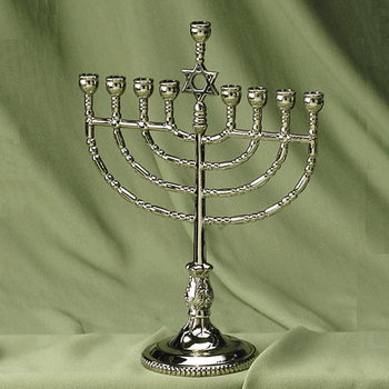 Picture of Rite Lite M-7196 Traditional Menorah - Polished Silvertone - Pack Of 3