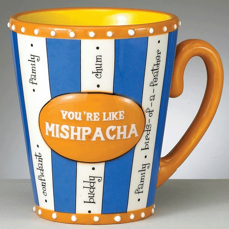 Picture of Rite Lite MGBL-104 Youre Like Mishpacha Handpainted Mug - Ceramic - Pack Of 2