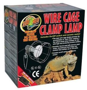 Picture of Zoo Med Labs 850-32100 Zoo Med Repti Porcelain Clamp Lamp with Wire Deflector for Reptiles