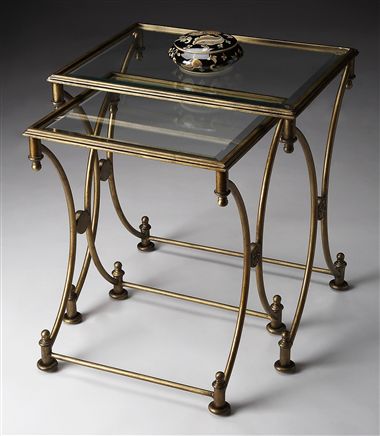 Nesting Tables - Antique Gold