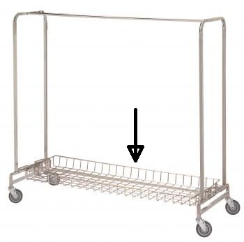 Picture of R & B Wire 783 Basket Shelf for 715 & 725 Garment Racks