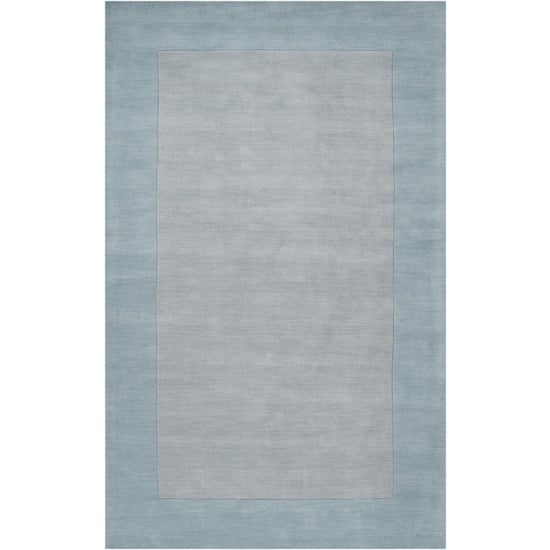 M305-7696 Mystique Rug 100-Percent Wool - Hand Crafted - Light Blue -  Livabliss