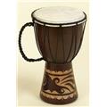 Benzara 89848 7 in. W Wood Leather Djembe Drum Benzara 89848 7 in. W Wood Leather Djembe Drum