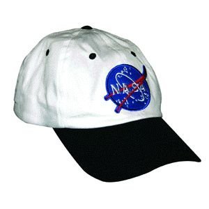 Picture of Aeromax ASW- CAP Jr. Astronaut Cotton Cap - Black and White