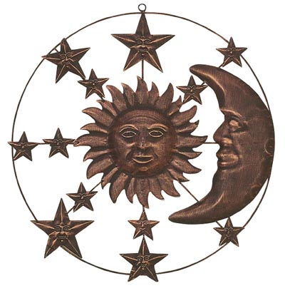 Benzara 26566 Metal Heavens Wall Hanging