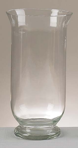 Benzara 61233 16 in. H Glass Hurricane