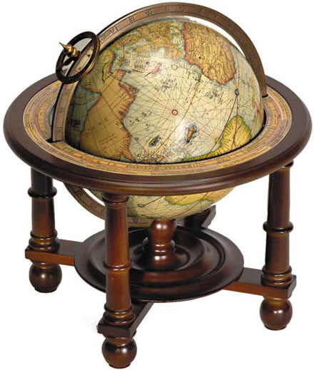 Picture of Authentic Models GL023F Navigators Terrestrial Globe