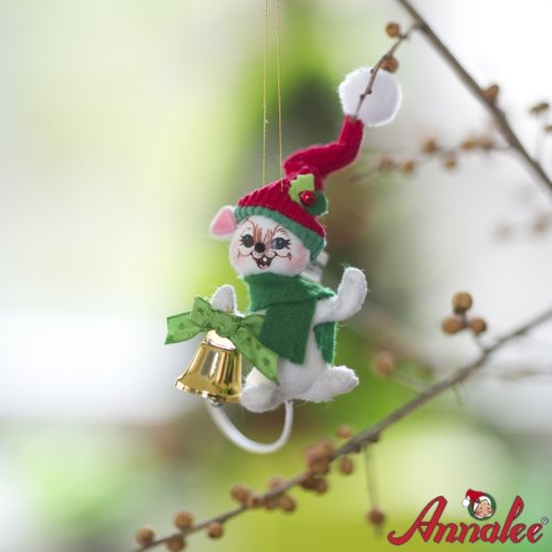 700611 3 in. Corduroy Jinglebell Mouse