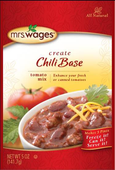 Picture of Mrs Wages W537 Mrs. Wages Chili Base Tomato Mix  5 oz.