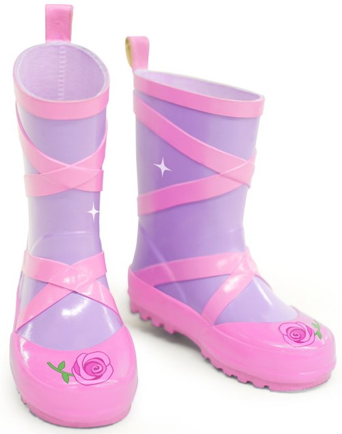 Picture of Kidorable Ballet Rain Boots 8 Pink Ballet Rain Boots - Size 8