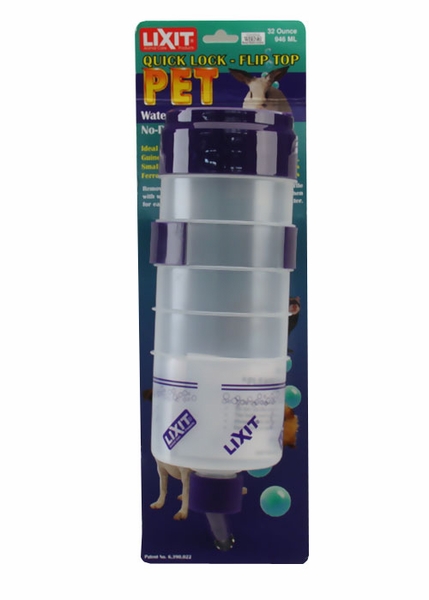 Picture of Lixit 250-00351 Lixit 32oz Flip Top Water Bottle QLFT-32