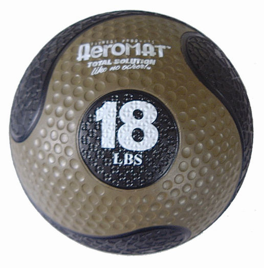 Picture of AGM Group 35978 10 in. Deluxe Medicine Ball - Black-Bronze