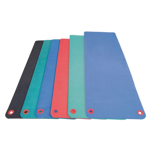 Picture of AGM Group 74603 48 in. Elite Workout Mat with Eyelets - Black