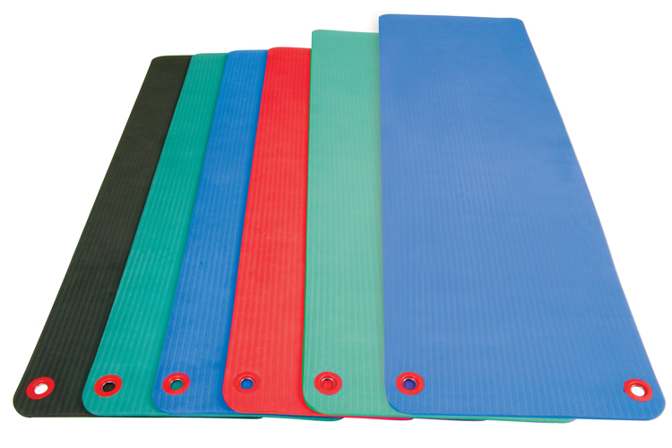 Picture of AGM Group 74606 72 in. Elite Workout Mat with Eyelets - Blue