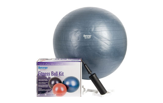 Picture of AGM Group 38113 75 cm Fitness Ball Kit - Dark Blue