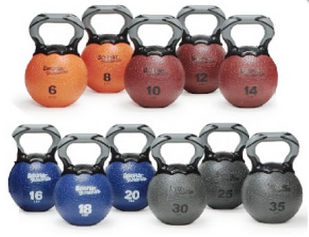 Picture of AGM Group 35835 Elite Kettlebell Medicine Ball - Blue 16 Lb