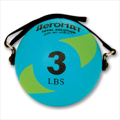 Picture of AGM Group 35941 5 in. Power Yoga-Pilates Weight Ball - Teal-Green
