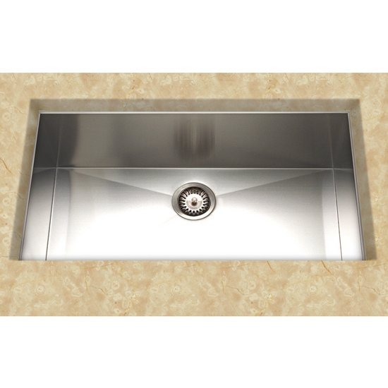 Picture of Cantrio Koncepts KSS-004 Undercounter Stainless Steel Kitchen Sink