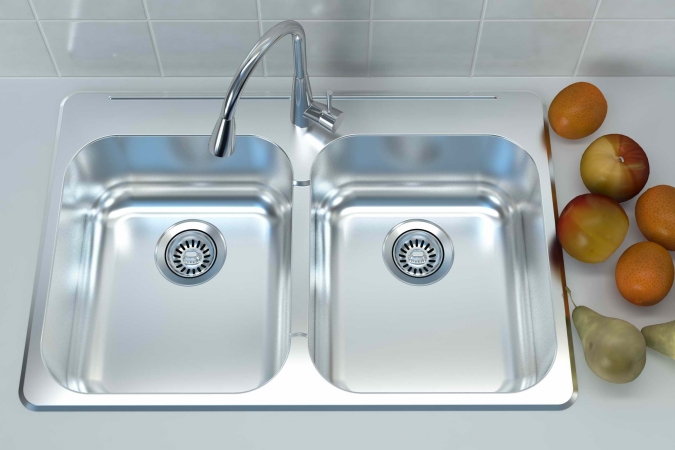 KSS-522 Double Basin Drop-In Sink -  Cantrio Koncepts