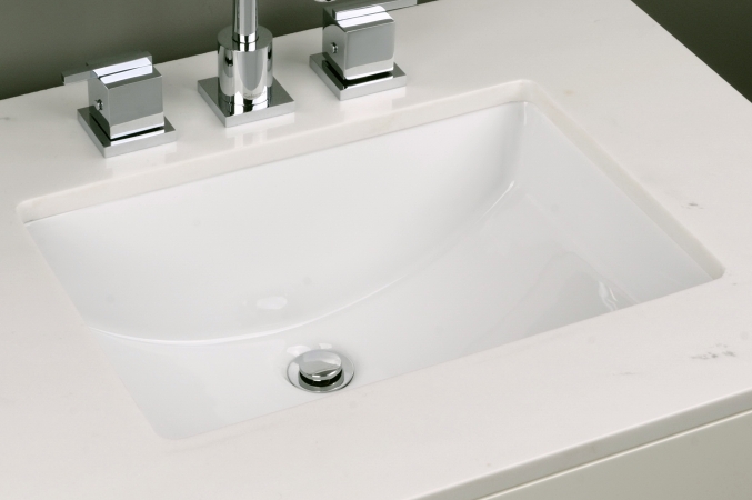 PS-106 Vitreous China Rectangular Bathroom Sink