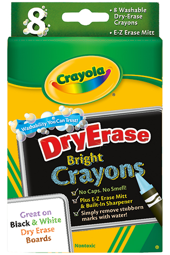 Formerly Binney & Smith  Crayola Dry Erase Crayons 8 Count -  Crayola LLC, CR97449