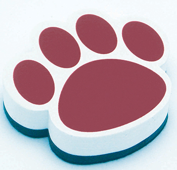 Picture of Ashley Productions ASH10012 Magnetic Whiteboard Eraser Maroon