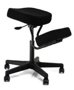 Picture of  F1445-BK Solace Plus Ergonomic Height Adjustment Kneeling Chair Seating - Black