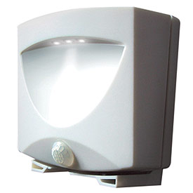Picture of MAXSA Innovations 40341 Battery-Powered Motion-Activated Outdoor Night-Light in White
