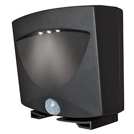 Picture of MAXSA Innovations 40342 Battery-Powered Motion-Activated Outdoor Night-Light in Bronze