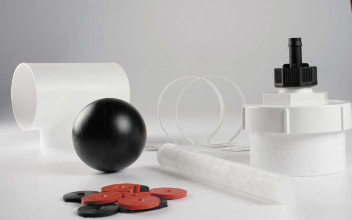 Downspout First Flush Diverter Kit - Round 3 in. - Automatic System